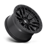 22X9 Fuel 1PC D679 REBEL RIMS -  MATTE BLACK 6X135