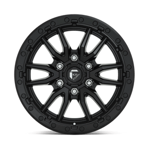 18X9 Fuel 1PC D679 REBEL RIMS - MATTE BLACK 6X135