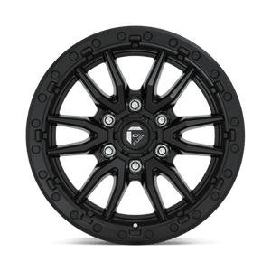 18X9 Fuel 1PC D679 REBEL RIMS - MATTE BLACK 5X127