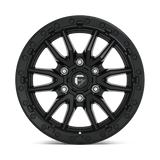 20X9 Fuel 1PC D679 REBEL RIMS -  MATTE BLACK 6X135