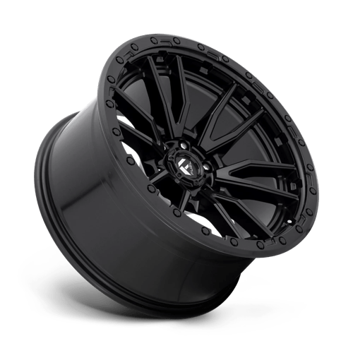 20X10 Fuel 1PC D679 REBEL RIMS -  MATTE BLACK 6X135