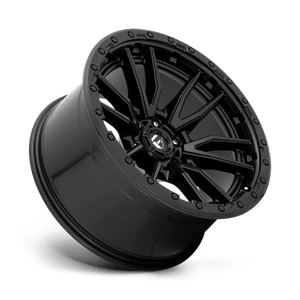 20X10 Fuel 1PC D679 REBEL RIMS -  MATTE BLACK 6X135