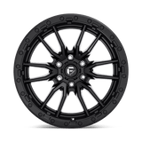 20X10 Fuel 1PC D679 REBEL RIMS -  MATTE BLACK 6X135