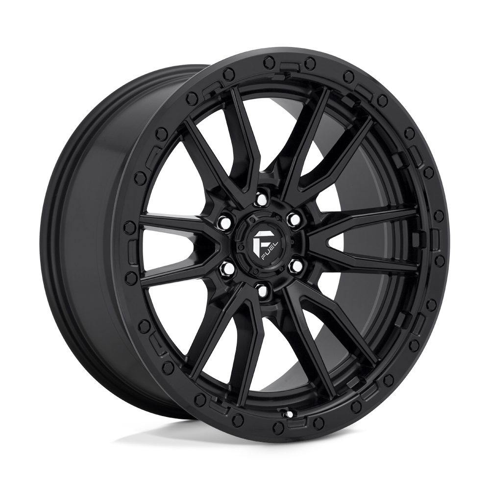 20X9 Fuel 1PC D679 REBEL RIMS - MATTE BLACK 6X135