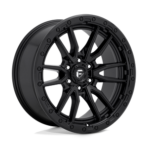 20X9 Fuel 1PC D679 REBEL RIMS - MATTE BLACK 6X135