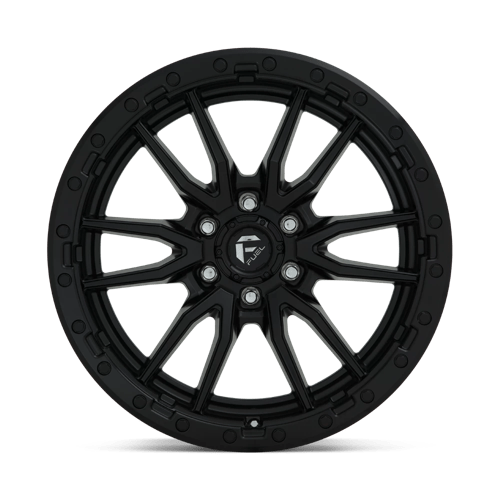 20X9 Fuel 1PC D679 REBEL RIMS - MATTE BLACK 6X135