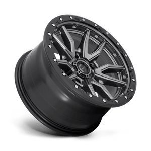 17X9 Fuel 1PC D680 REBEL MATTE RIMS - GUNMETAL BLACK BEAD RING 5X127