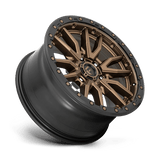 22X12 Fuel 1PC D681 REBEL RIMS - MATTE BRONZE BLACK BEAD RING 6X135