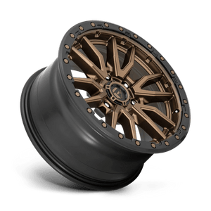 22X10 Fuel 1PC D681 REBEL RIMS - MATTE BRONZE BLACK BEAD RING 6X135
