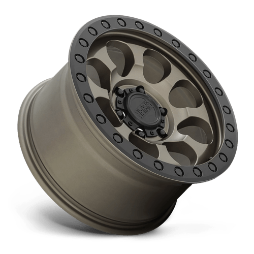 17" Black Rhino Hard Alloys RIOT MATTE BRONZE W/ BLK RG & BOLTS 5X127