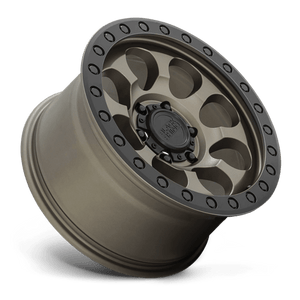 17" Black Rhino Hard Alloys RIOT MATTE BRONZE W/ BLK RG & BOLTS 5X127
