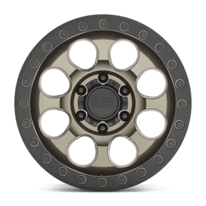 17" Black Rhino Hard Alloys RIOT MATTE BRONZE W/ BLK RG & BOLTS 5X127