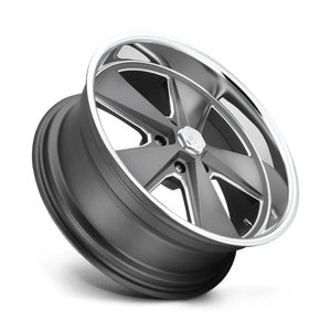 20X10.5 US Mag 1PC U120 ROADSTER MATTE GUN METAL MACHINED 5X127