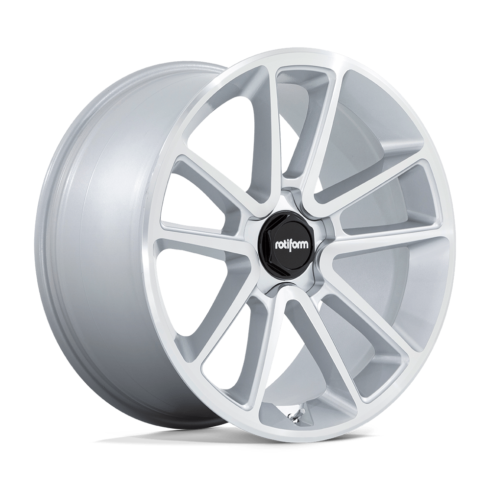 21X10.5 Rotiform R192 BTL GLOSS SILVER W/ MACHINED FACE 5X112