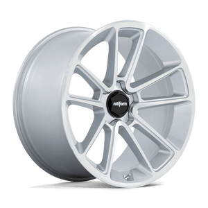 21X10.5 Rotiform R192 BTL GLOSS SILVER W/ MACHINED FACE 5X112