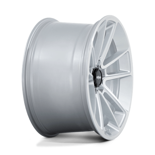 21X10.5 Rotiform R192 BTL GLOSS SILVER W/ MACHINED FACE 5X120
