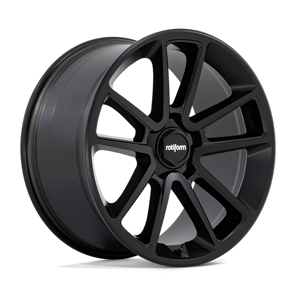 21X10.5 Rotiform R194 BTL MATTE BLACK W/ BLACK CAP 5X112