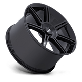22X10 Rotiform FRA GLOSS BLACK W/ M-BLACK SPOKES 5X130