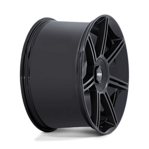 22X10 Rotiform FRA GLOSS BLACK W/ M-BLACK SPOKES 5X130