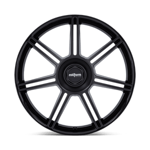22X10 Rotiform FRA GLOSS BLACK W/ M-BLACK SPOKES 5X130