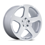 20X10 Rotiform RC200 NUE GLOSS SILVER W/ MACHINED FACE 5X120