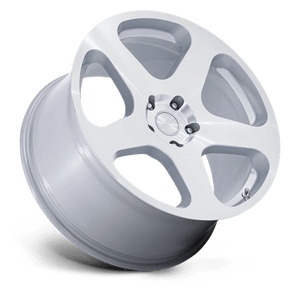 20X10 Rotiform RC200 NUE GLOSS SILVER W/ MACHINED FACE 5X120