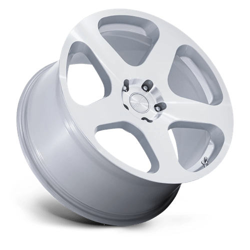 20X8.5 Rotiform RC200 NUE GLOSS SILVER W/ MACHINED FACE 5X120