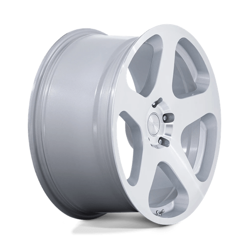 20X8.5 Rotiform RC200 NUE GLOSS SILVER W/ MACHINED FACE 5X120