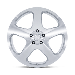 20X10 Rotiform RC200 NUE GLOSS SILVER W/ MACHINED FACE 5X120