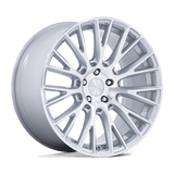 20X8.5 Rotiform RC201 LSE GLOSS SILVER W/ MACHINED FACE 5X112
