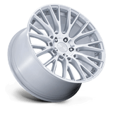 20X8.5 Rotiform RC201 LSE GLOSS SILVER W/ MACHINED FACE 5X112