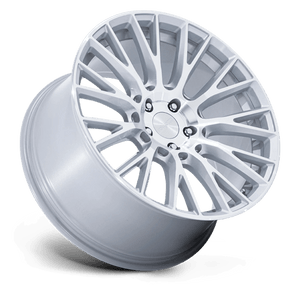 19X8.5 Rotiform RC201 LSE GLOSS SILVER W/ MACHINED FACE 5X120