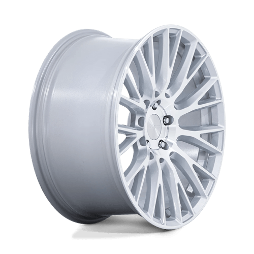19X10 Rotiform RC201 LSE GLOSS SILVER W/ MACHINED FACE 5X120