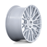 19X10 Rotiform RC201 LSE GLOSS SILVER W/ MACHINED FACE 5X112