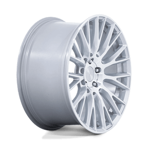 20X10 Rotiform RC201 LSE GLOSS SILVER W/ MACHINED FACE 5X120
