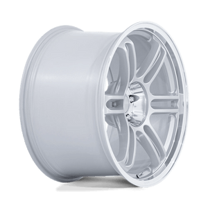 18X9.5 Rotiform RC209 RPS MATTE SILVER W/ DIAMOND CUT LI 5X114.3