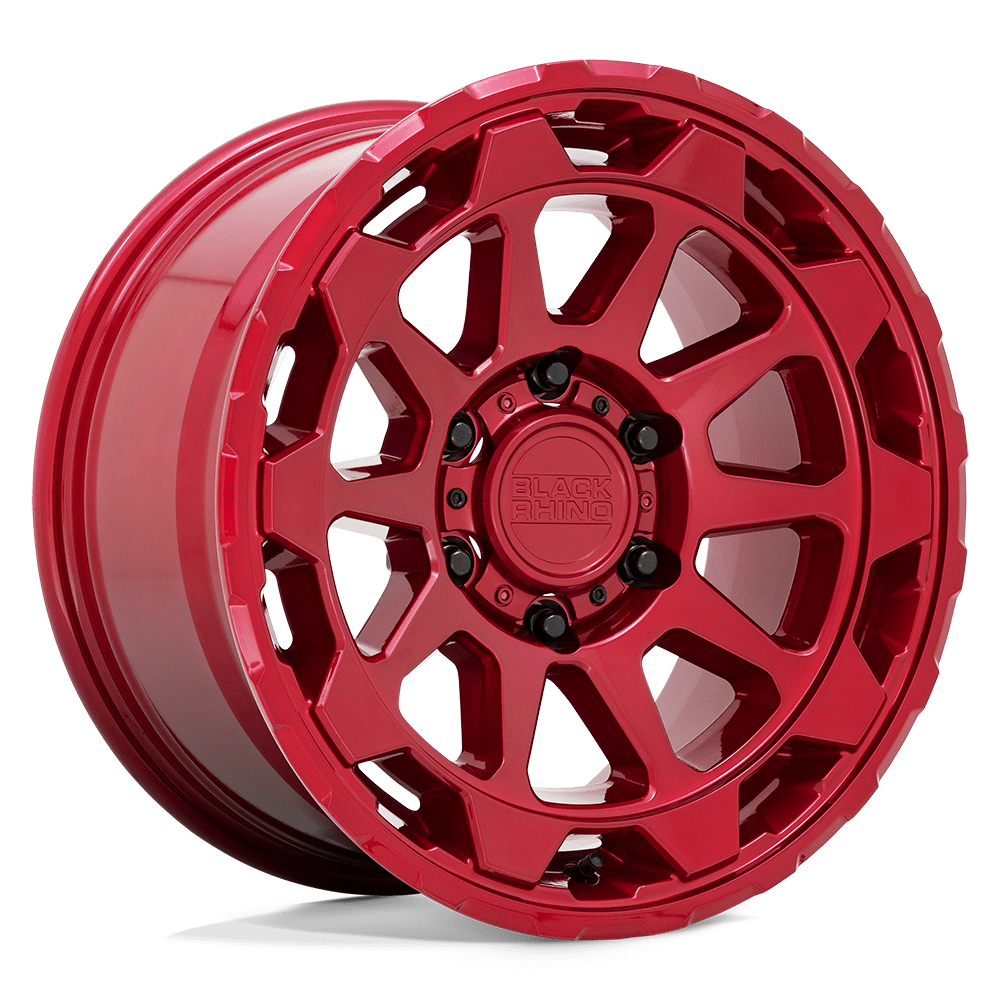 20" Black Rhino Hard Alloys ROTOR CANDY RED 6X139.7