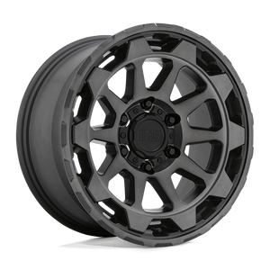 20" Black Rhino Hard Alloys ROTOR MATTE GUNMETAL W/ BRUSHED FACE 5X150