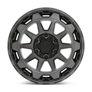 20" Black Rhino Hard Alloys ROTOR MATTE GUNMETAL W/ BRUSHED FACE 5X127