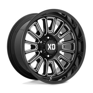20X10 XD XD864 ROVER GLOSS BLACK MILLED 5X139.7
