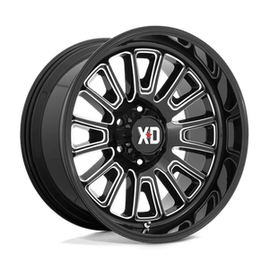 20X9 XD XD864 ROVER GLOSS BLACK MILLED 6X135
