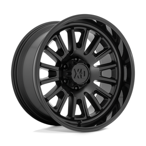 20X10 XD XD864 ROVER SATIN BLACK W/ GLOSS BLACK LIP 6X135