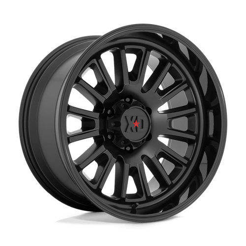 22X10 XD XD864 ROVER SATIN BLACK W/ GLOSS BLACK LIP 8X170