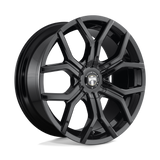 22X9.5 DUB 1PC S208 ROYALTY GLOSS BLACK 6X120/6X132