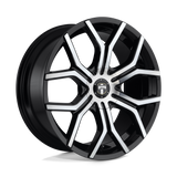 22X9.5 DUB 1PC S209 ROYALTY GLOSS MACH DOUBLE DARK TINT 6X120/6X132