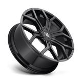 22X9.5 DUB 1PC S208 ROYALTY GLOSS BLACK 6X120/6X132