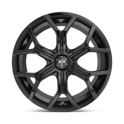 22X9.5 DUB 1PC S208 ROYALTY GLOSS BLACK 6X120/6X132