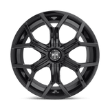 22X9.5 DUB 1PC S208 ROYALTY GLOSS BLACK 6X120/6X132