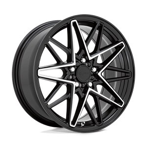 18" Ruff CLUTCH GLOSS BLACK W/ MACHINED FACE 5X108/5X114.3