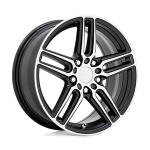 18" Ruff NITRO GLOSS BLACK W/ MACHINED FACE 5X112/5X120